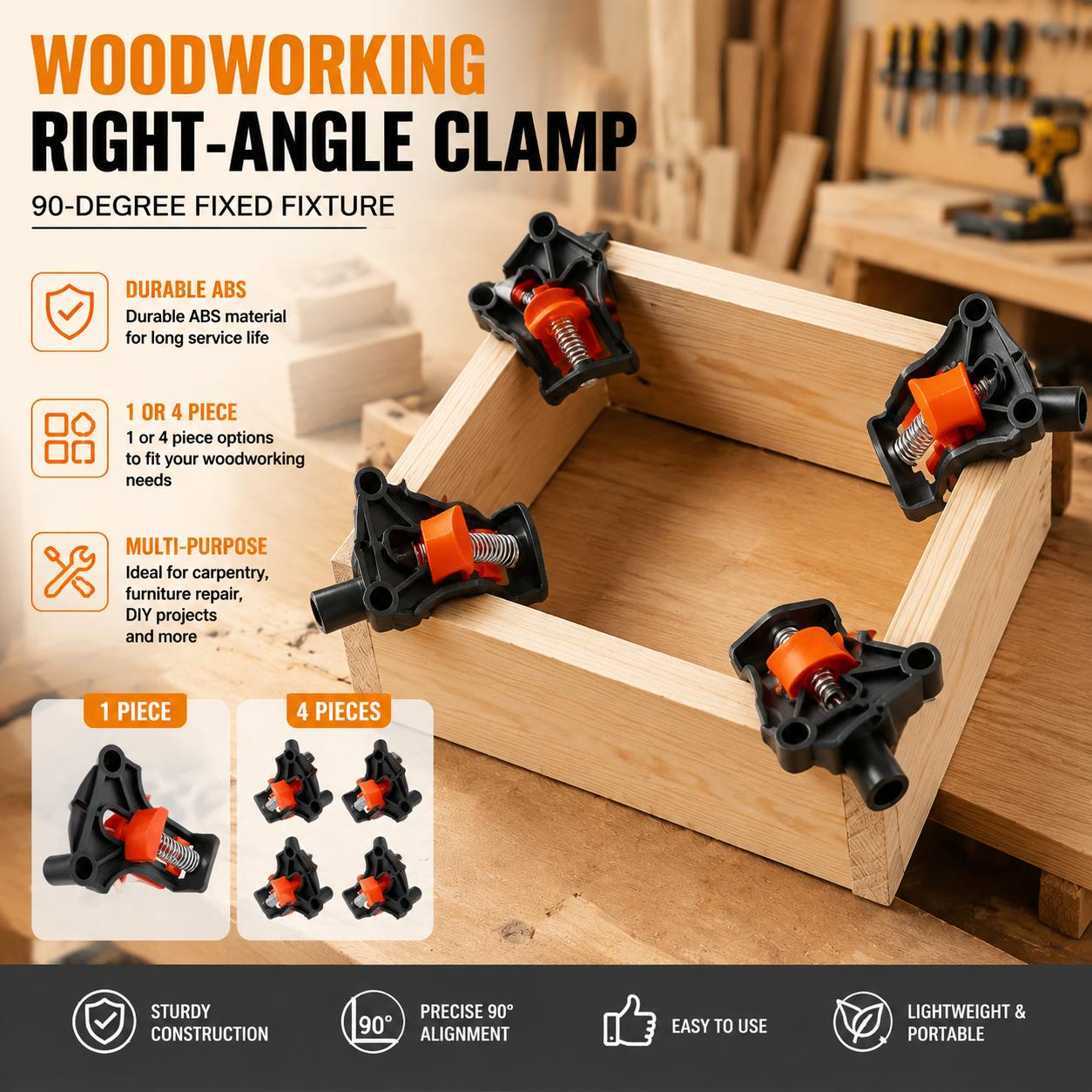 Furniture Joinery Hardware - Premium 90 graden rechte hoek klemset