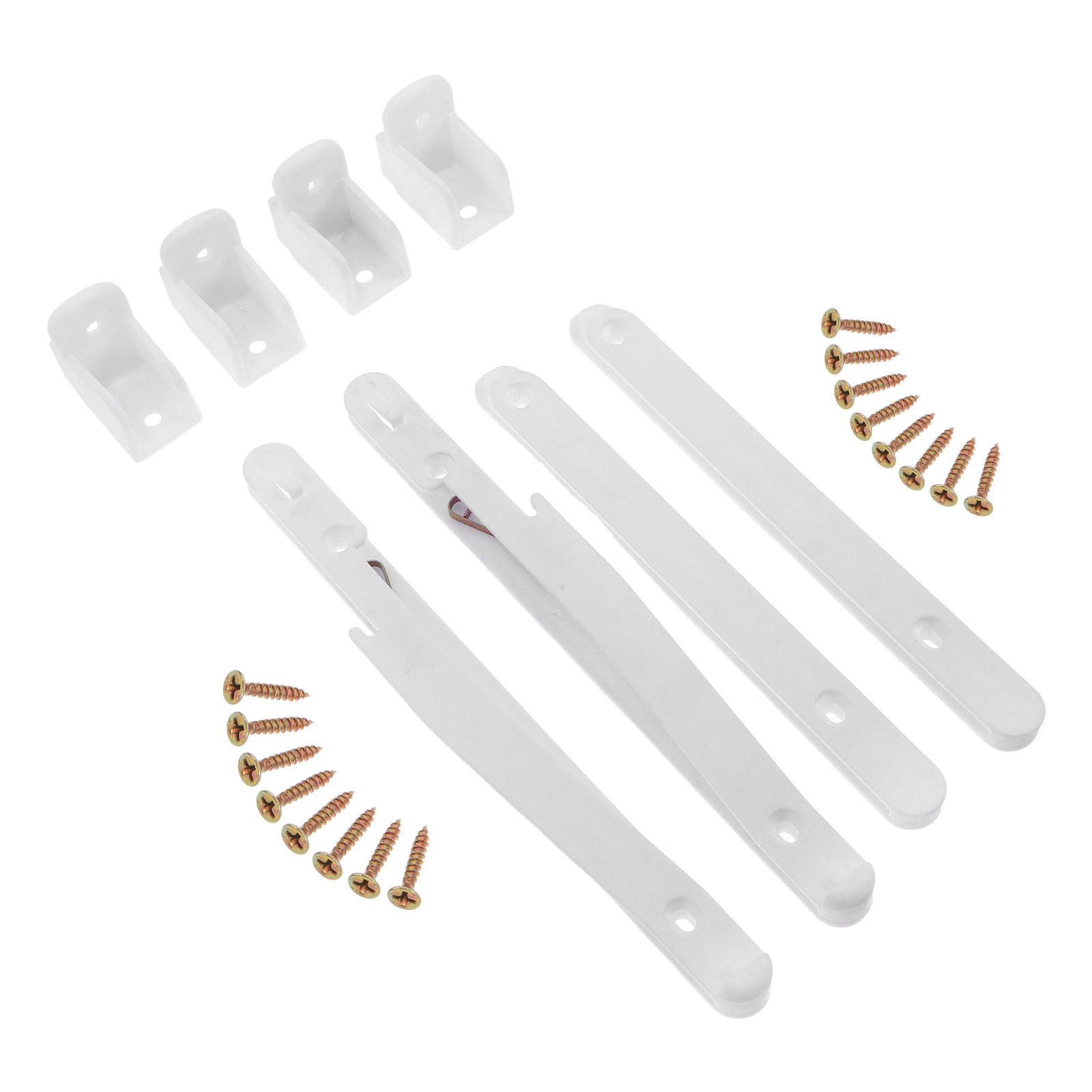 Furniture Hardware Connectors - 2-delige babybedhekconnectorset, verstelbare hefrail voor kinderbedhek,