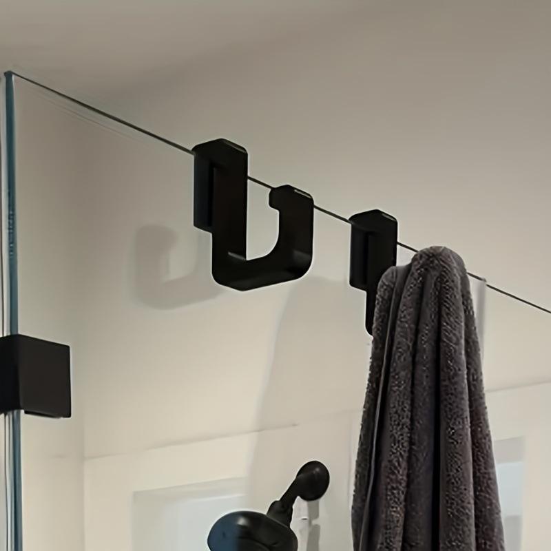 Door Stopper Heavy - 2 stuks 3D heavy-duty douchehaak, geschikt