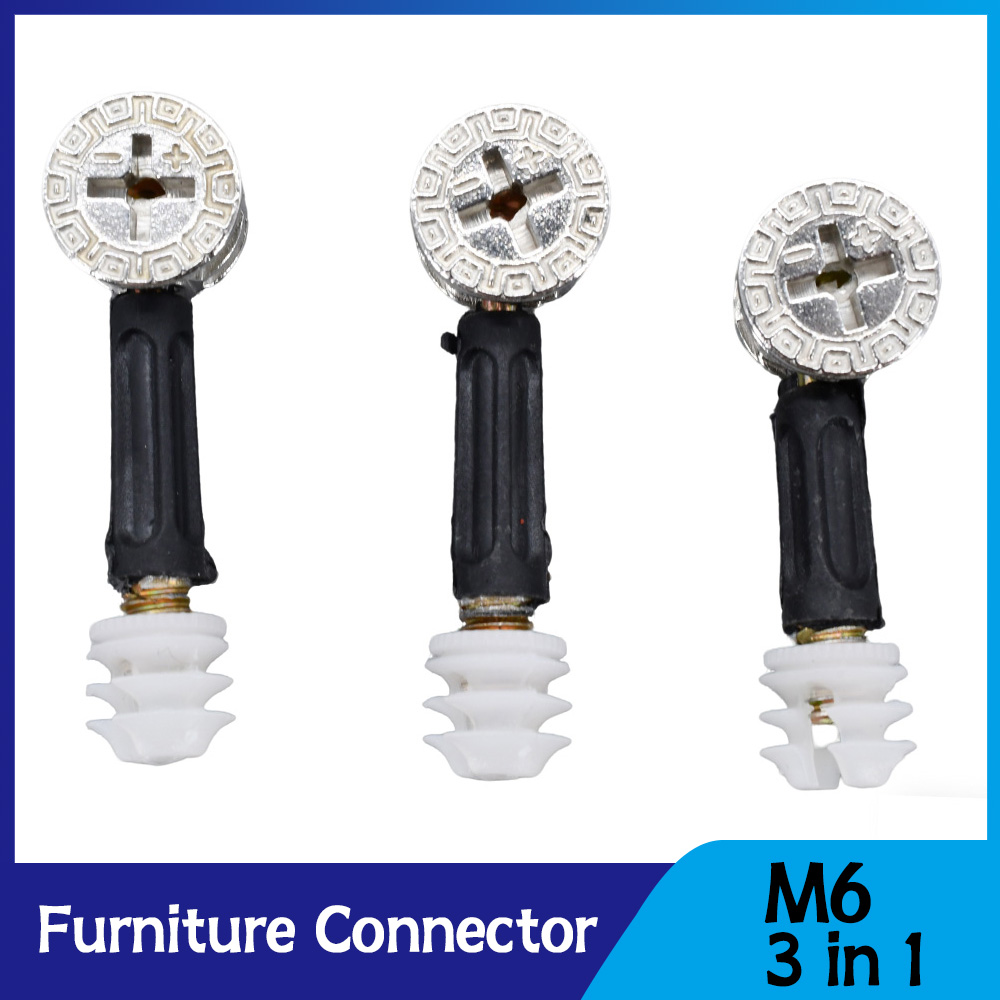 Furniture Hardware Cam Lock - Meubelbeslag 3 in 1 Cam Lock
