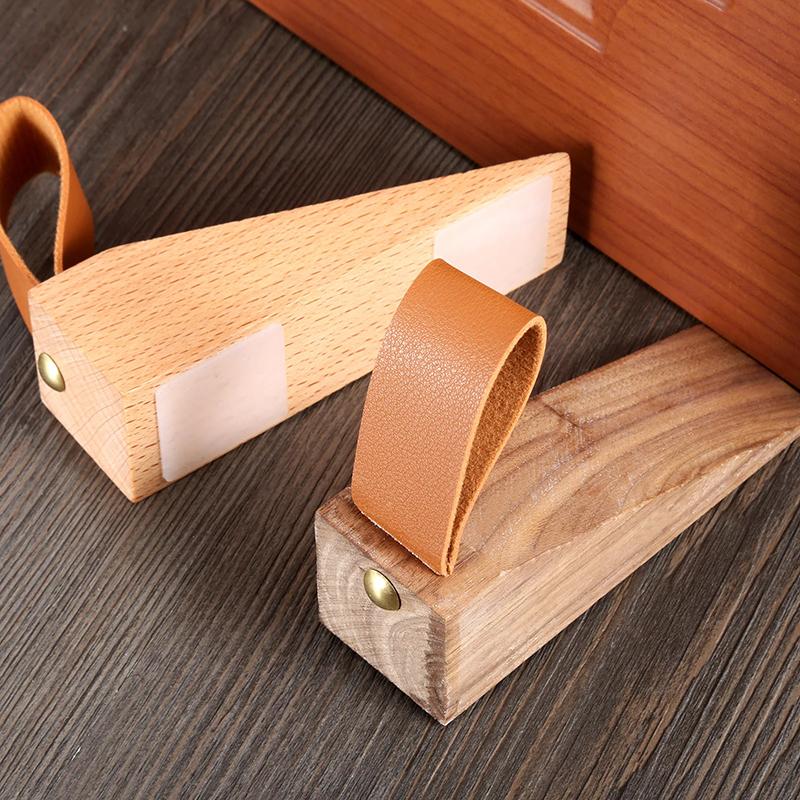 Door Stopper Heavy - Deurstopper van massief hout, duurzaam, antislip,