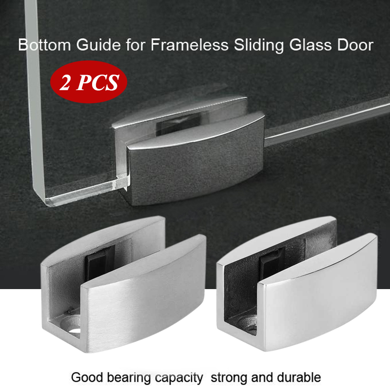 Door Stopper Heavy - 2 Stuks Rvs 304 Glazen Schuifdeur