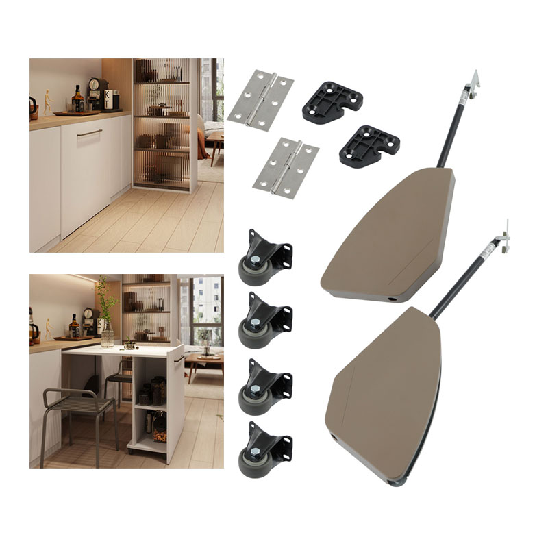 Furniture Hardware - Moderne ijzeren meubelbeslagset, doe-het-zelf ruimtebesparend onzichtbaar