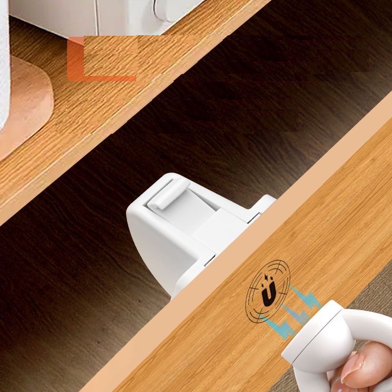Furniture Joinery Hardware - Onzichtbaar magnetisch kastslot Kinderveiligheidsslot Anti-openende meubellade