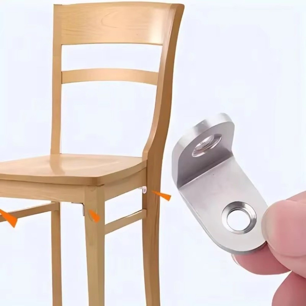Furniture Hardware Connectors - 10 stuks roestvrij staal haakse hoekbeugel