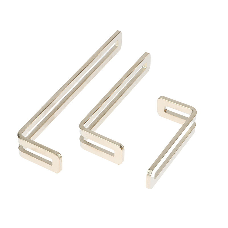 Furniture Hardware Connectors - 1 Stuk Vernikkelde Hoekbeugel L-Vormige 90