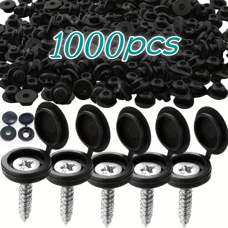 Furniture Hardware Covers - 1000 stks Scharnierende Plastic Schroefdop Cover