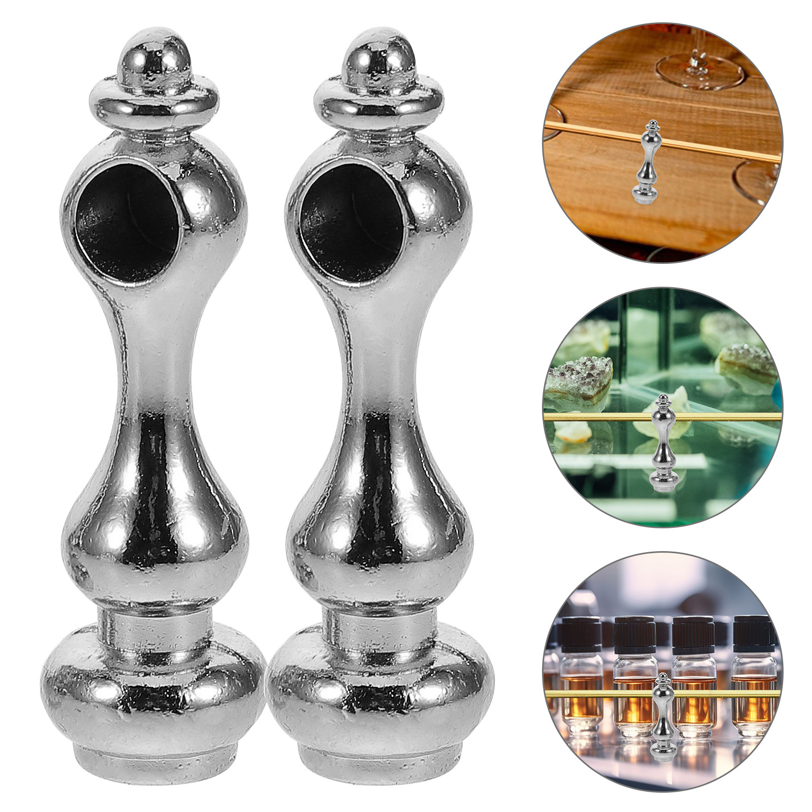 Furniture Hardware - 4 stuks relingaccessoires meubelbeslag metalen eindkappen