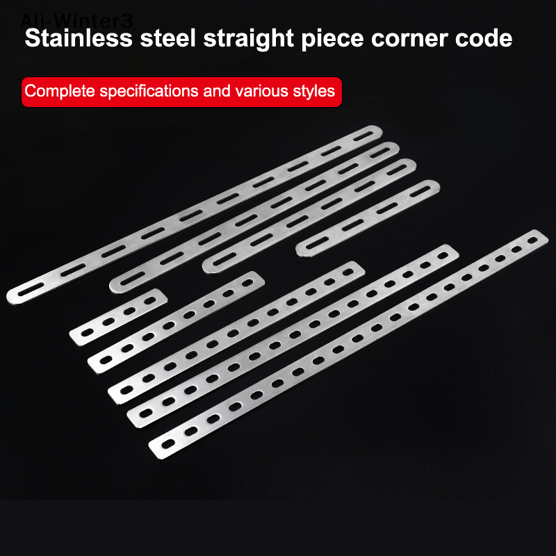 Furniture Hardware Connectors - Roestvrijstalen platte hoekbeugel, reparatieplaat, reparatie, bevestigingsconnector,