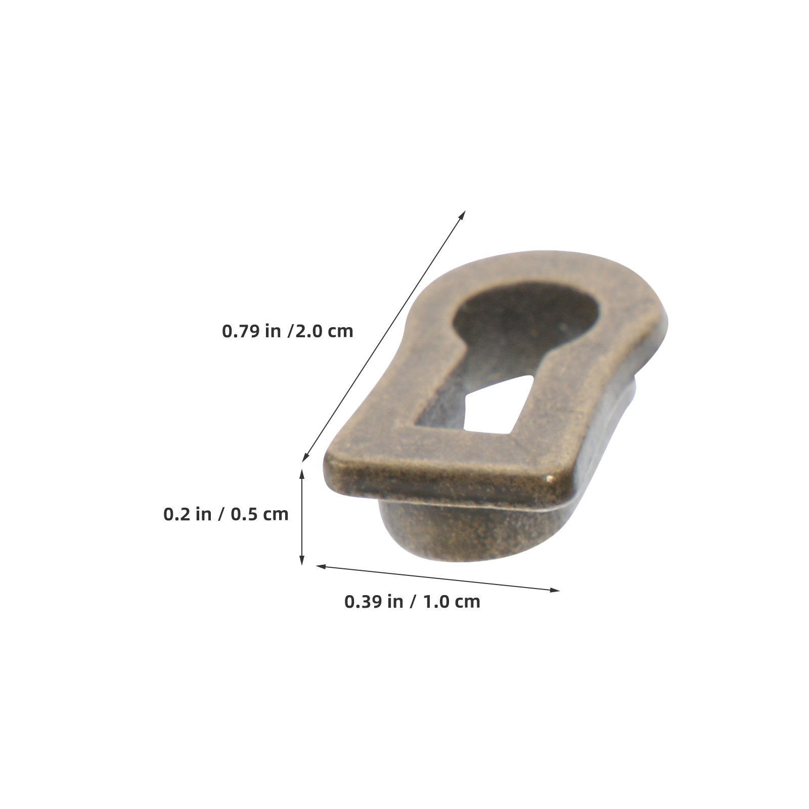 12 Stuks Ovale Zinklegering Sl - Furniture Hardware Supplies recensie en prijs