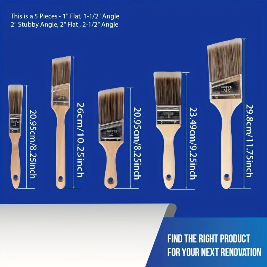 5-delige hoogwaardige kwast BB - Furniture Hardware Supplies recensie en prijs