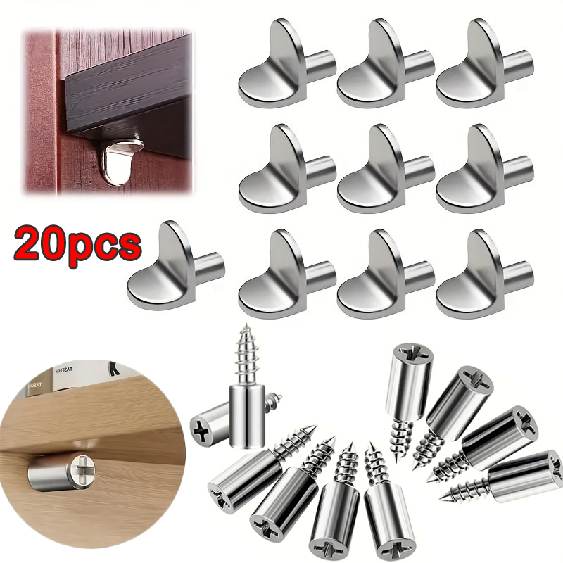 Metalen planksteunen, 2 soorte - Furniture Screw Type recensie en prijs