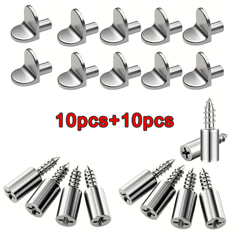 Metalen planksteunen, 2 soorte - Furniture Screw Type recensie en prijs