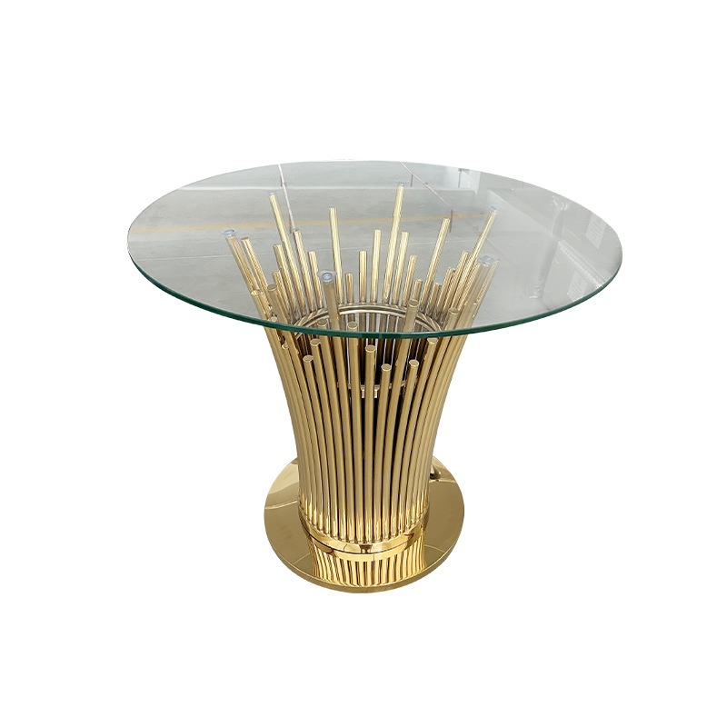 RVS taartkristal tafel eenvoud - Furniture And Hardware Shop recensie en prijs
