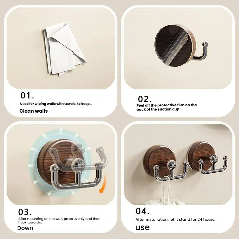 Houten haakjes met zuignappen, - Door Stopper Heavy recensie en prijs