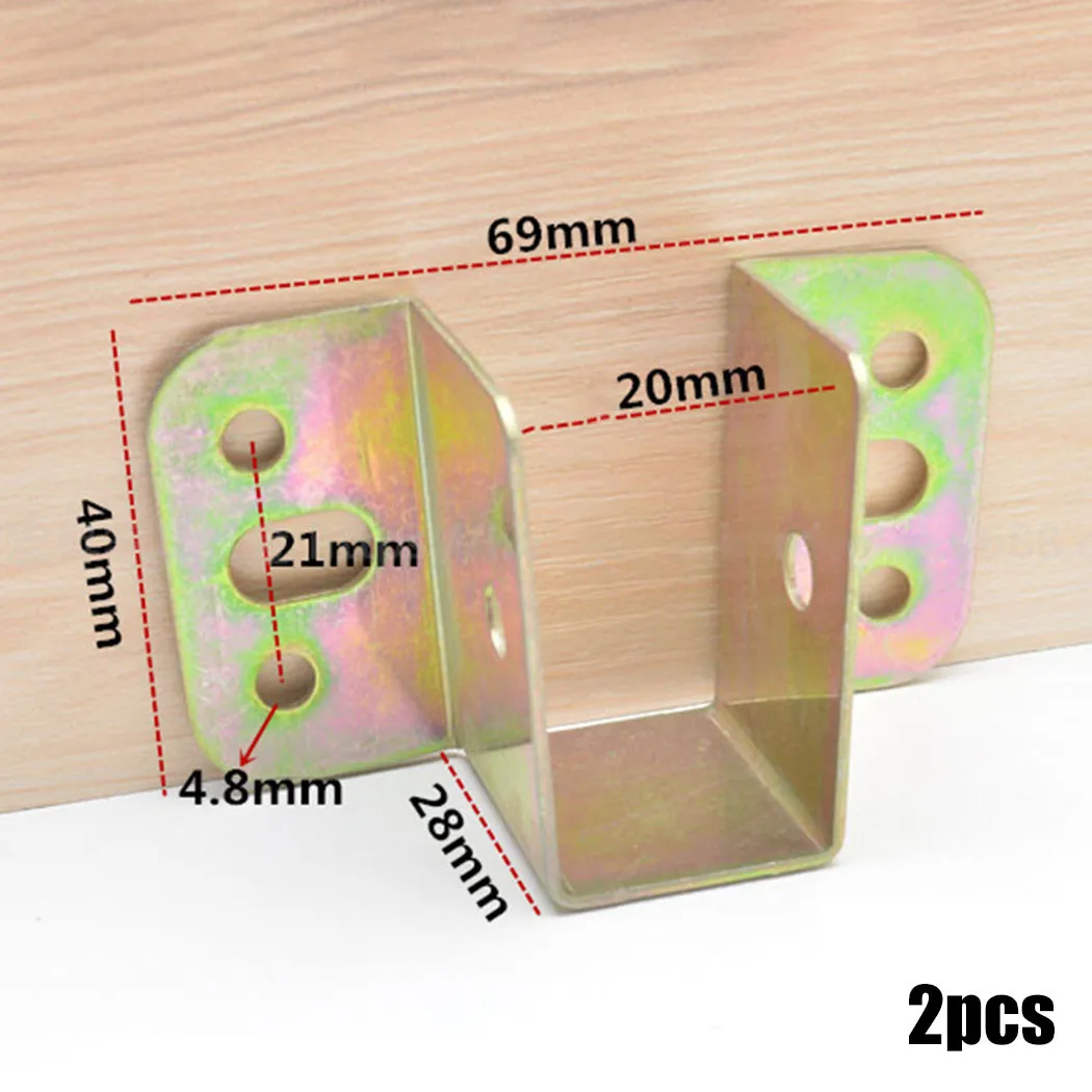 2 stks U-vormige Metalen Bedbe - Furniture Hardware Connectors recensie en prijs