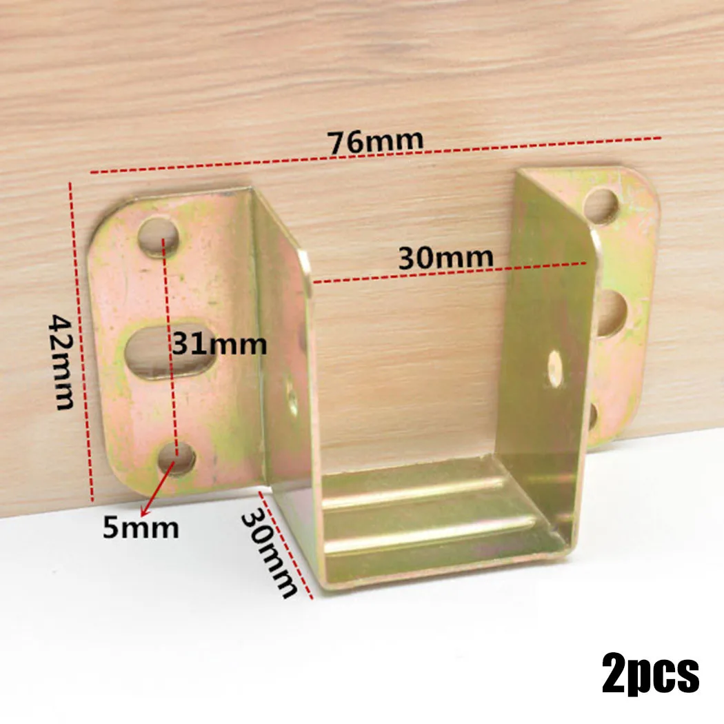 2 stks U-vormige Metalen Bedbe - Furniture Hardware Connectors recensie en prijs