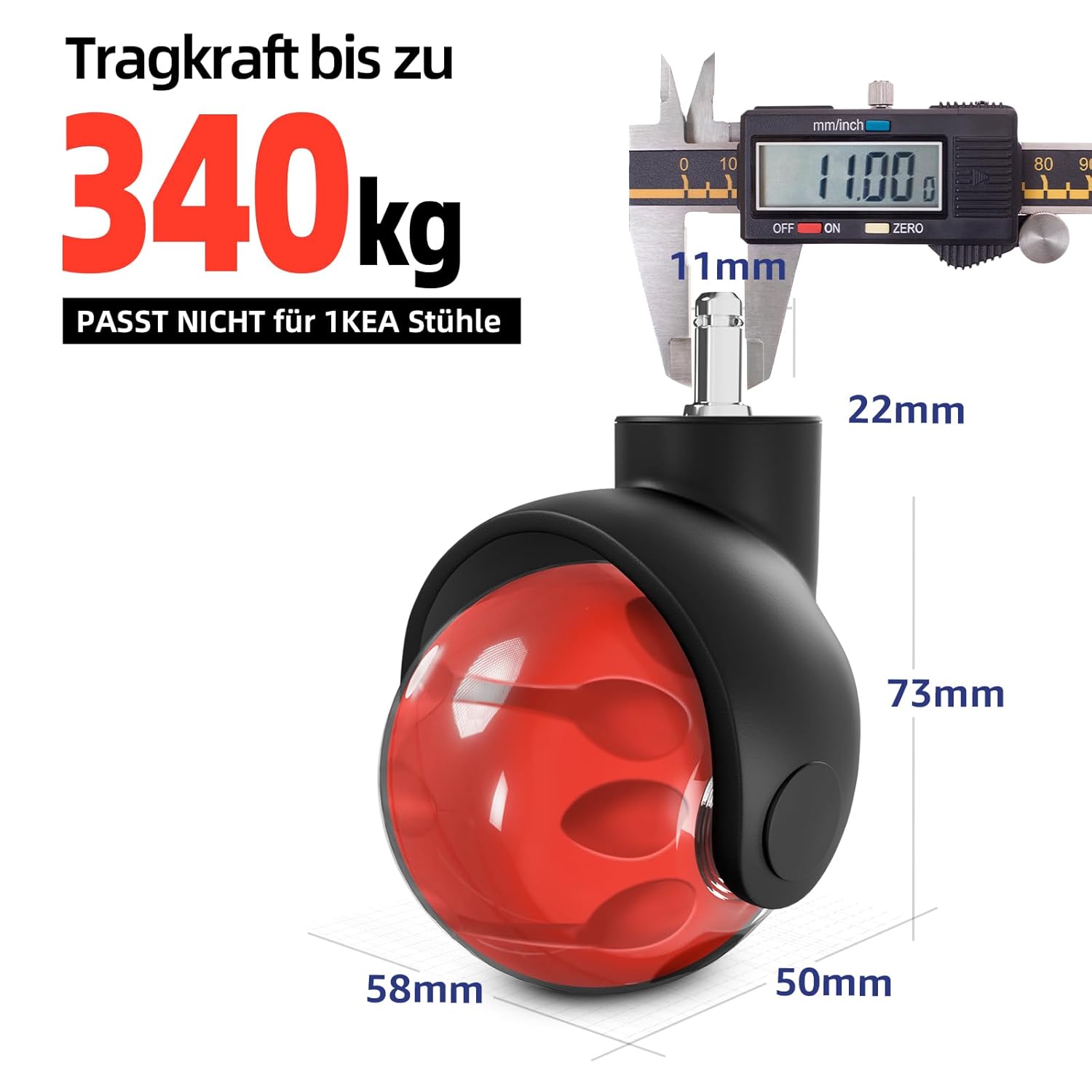 5 stks 2 Inch Bal Type Meubels - Furniture Screw Type recensie en prijs