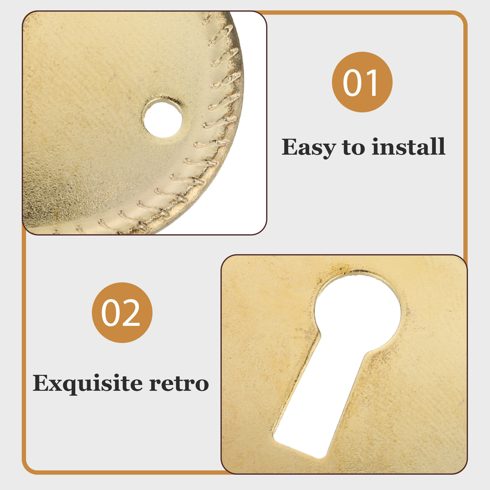 20 stuks vintage ovale sleutel - Furniture Hardware Covers recensie en prijs