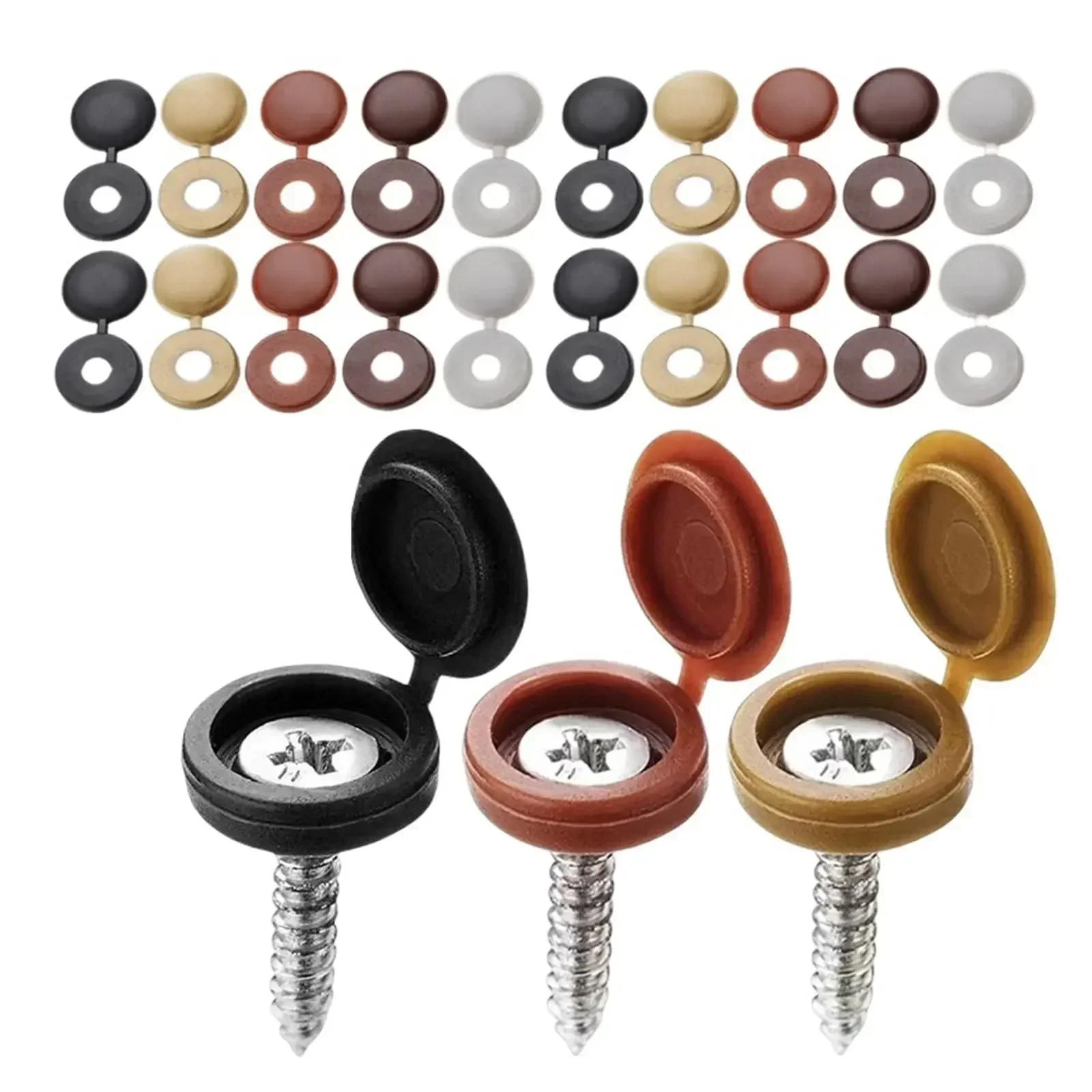 Scharnierende kunststof schroe - Furniture Hardware Covers recensie en prijs