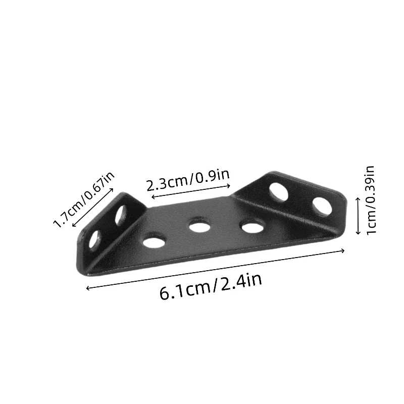 Zwarte multifunctionele hoekbe - Furniture Hardware Connectors recensie en prijs