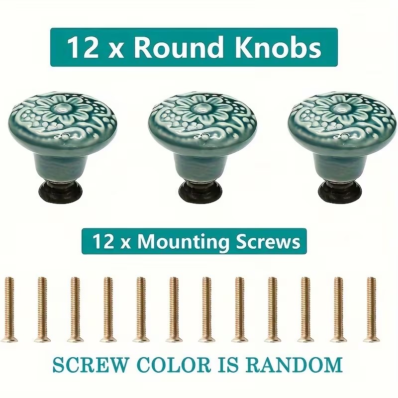 12 stuks keramische kastknoppe - Furniture Hardware Supplies recensie en prijs