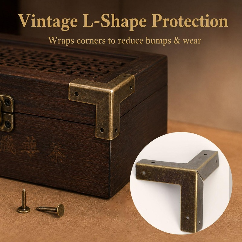 4/16set antieke bronzen hoekbe - Furniture Hardware Covers recensie en prijs