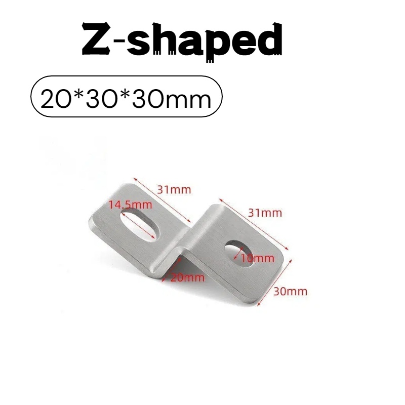 3 mm dikke roestvrijstalen Z-v - Furniture Hardware Connectors recensie en prijs