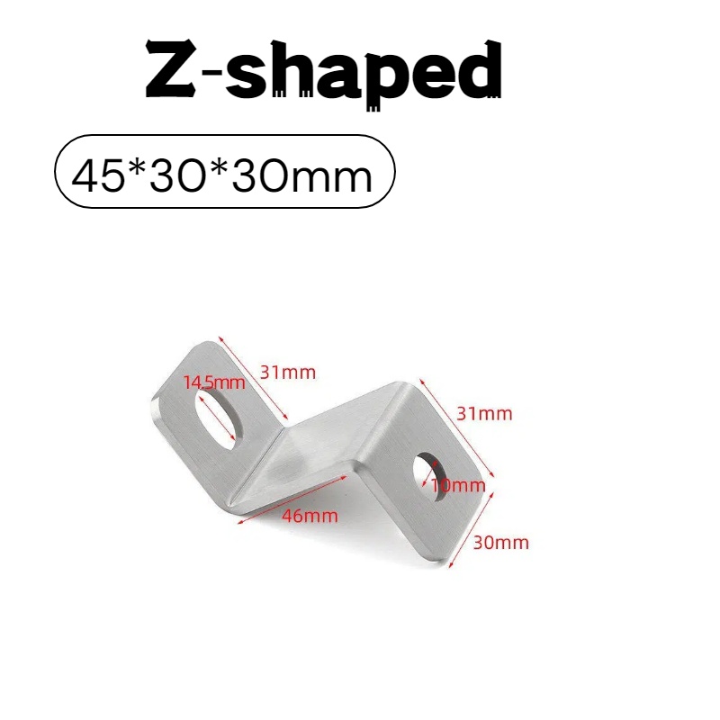 3 mm dikke roestvrijstalen Z-v - Furniture Hardware Connectors recensie en prijs