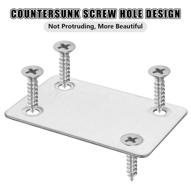 10 stuks roestvrijstalen platt - Furniture Joinery Hardware recensie en prijs