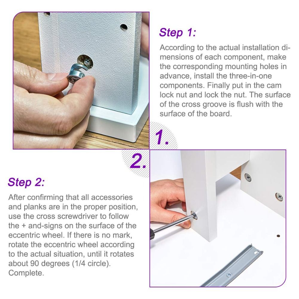 20 Stuks Zink Cam Lock Moer Du - Furniture Joinery Hardware recensie en prijs