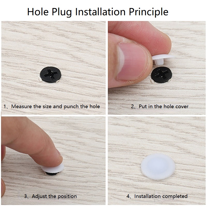 100/500/1000 Stuks Plastic Sch - Furniture Hardware Covers recensie en prijs