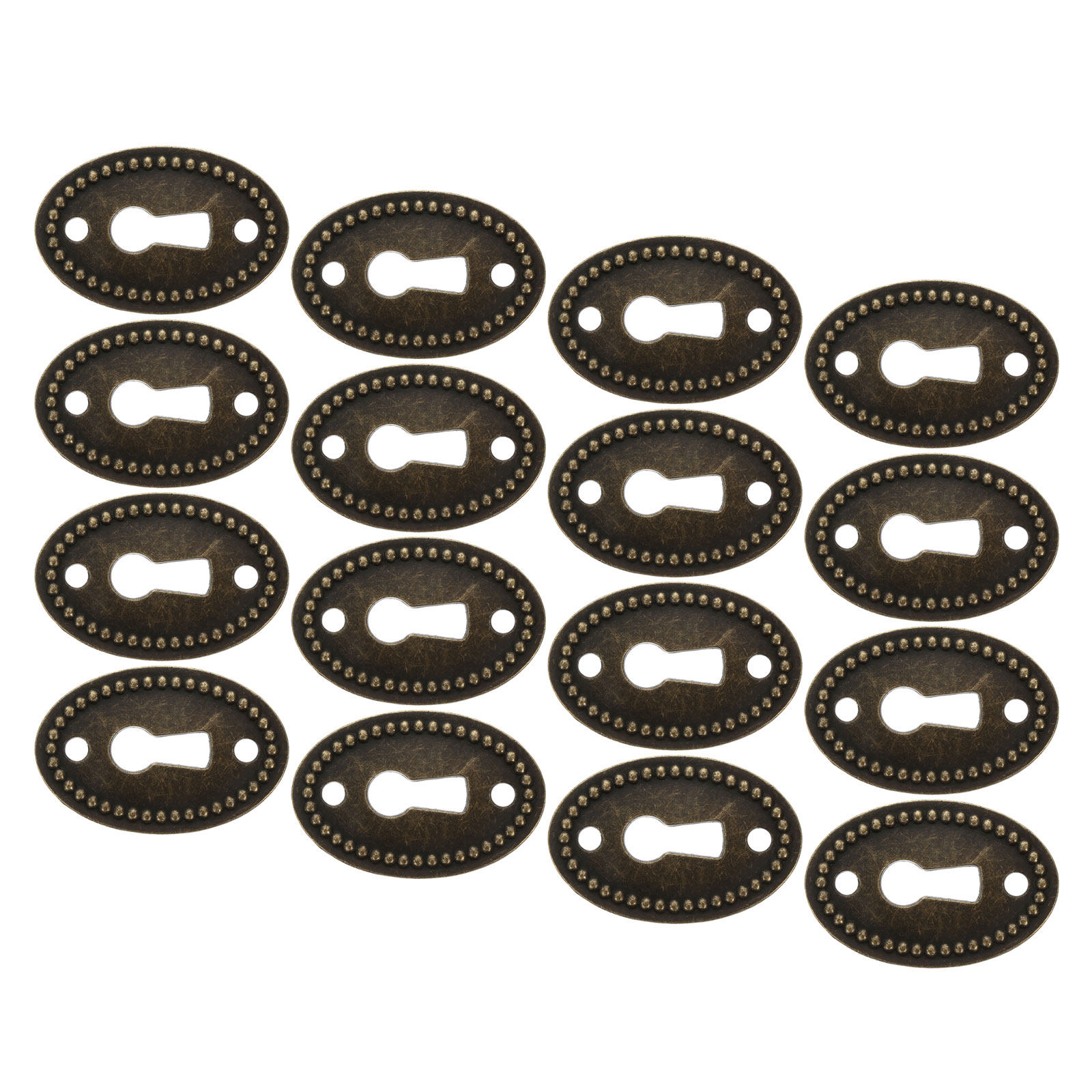 16 stuks vintage ovale sleutel - Furniture Hardware Covers recensie en prijs