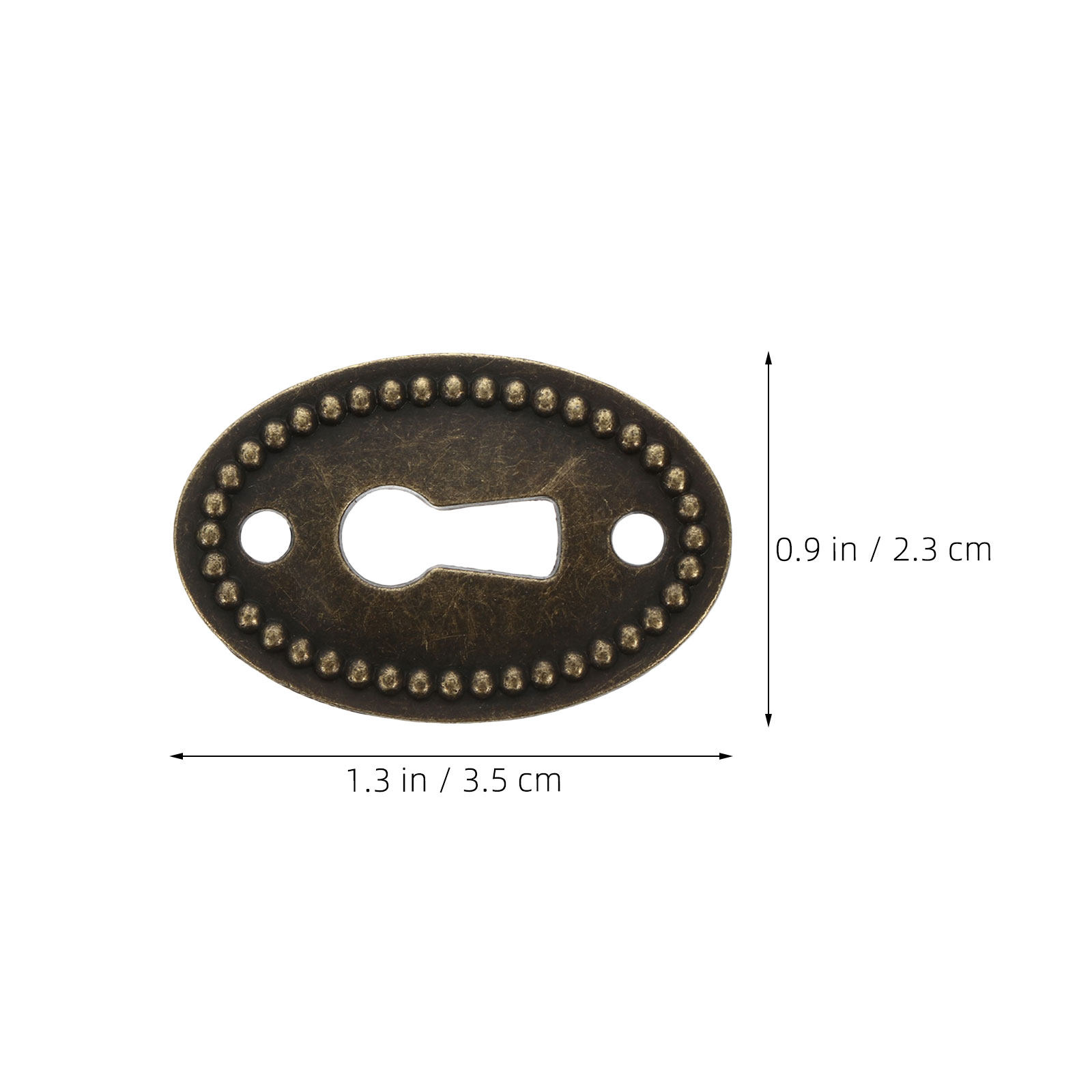 16 stuks vintage ovale sleutel - Furniture Hardware Covers recensie en prijs