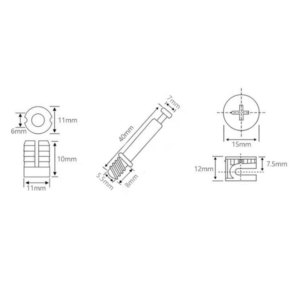 3-in-1 deuveljig schroef meube - Furniture Hardware Cam Lock recensie en prijs
