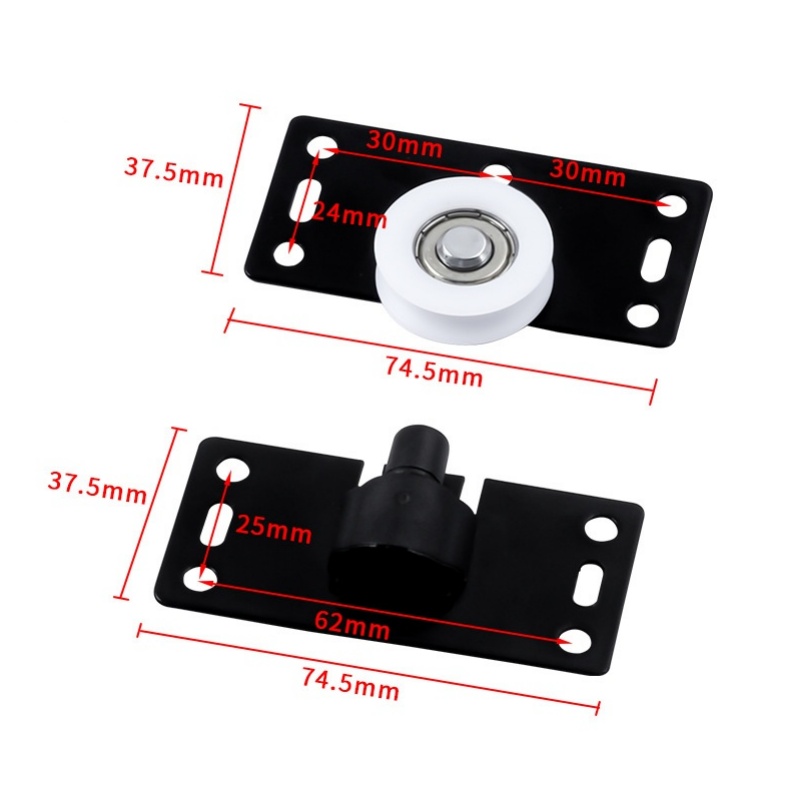 2 sets schuifdeurrollen voor k - Furniture Hardware Kit recensie en prijs