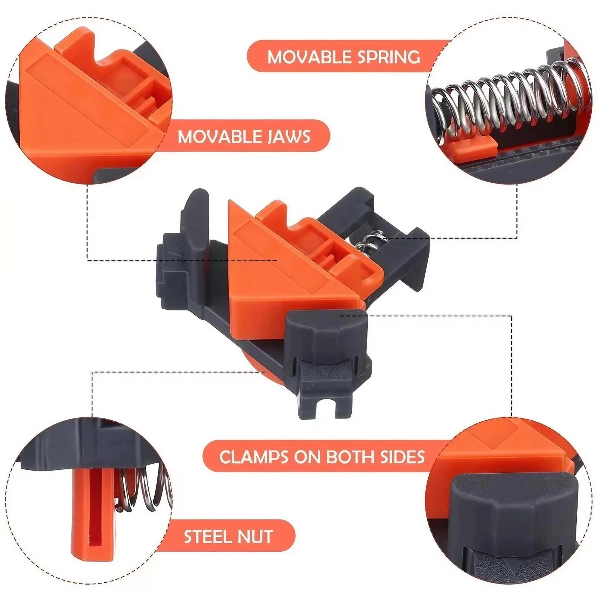Premium 90 graden haakse klem  - Furniture Hardware Kit recensie en prijs