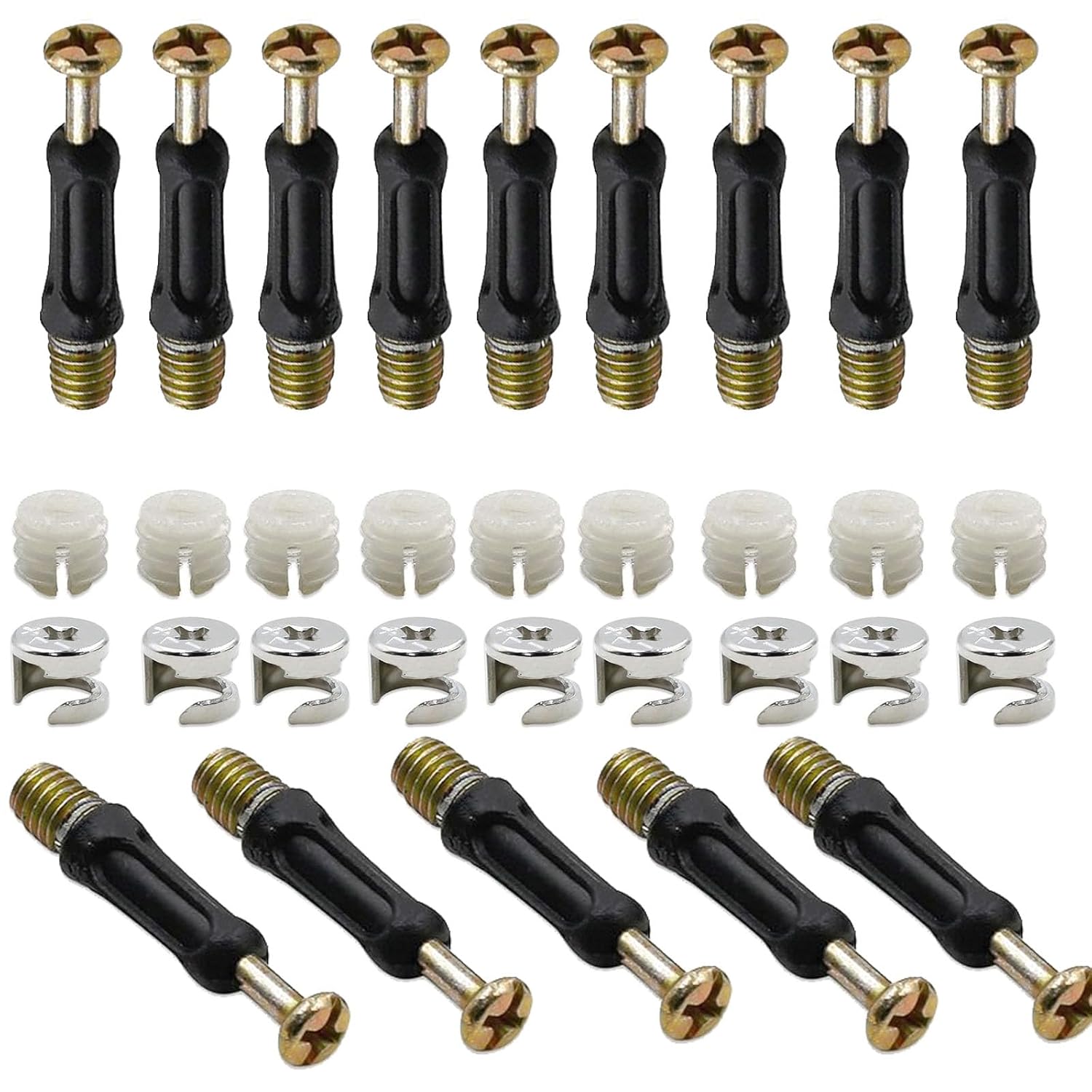 50 sets 3-in-1 meubelverbindin - Furniture Joinery Hardware recensie en prijs