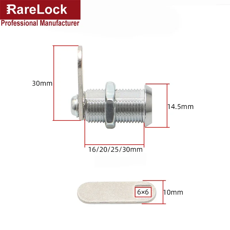 Mini Cam Slot Met 2 Sleutels D - Furniture Hardware Cam Lock recensie en prijs