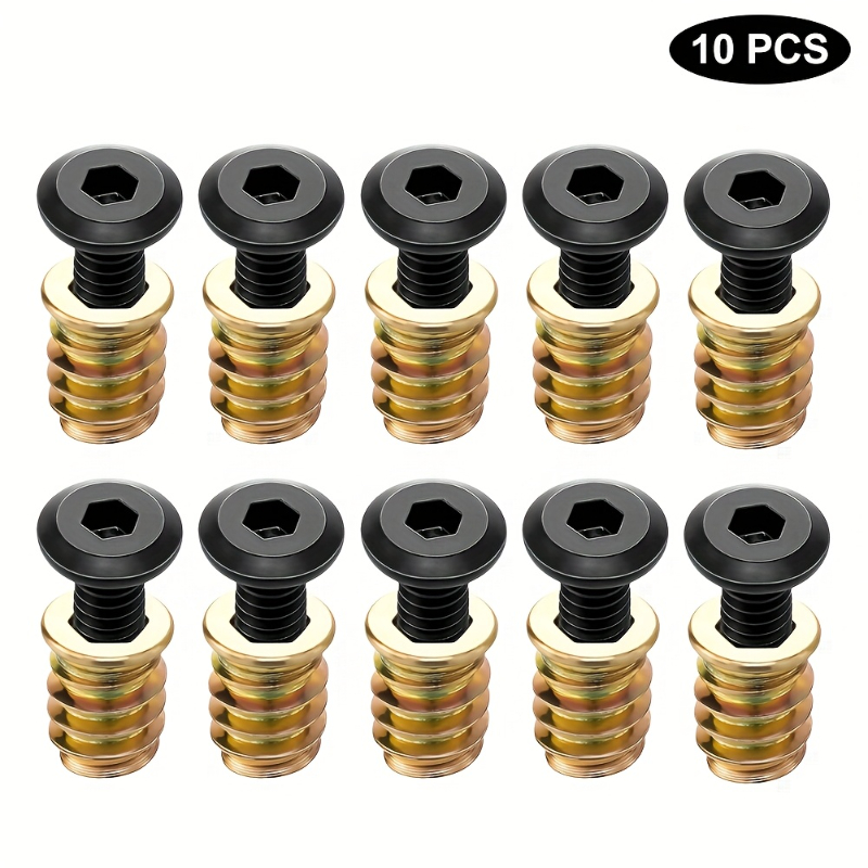 10PCS Moer Schroefdraad Insert - Furniture Hardware Kit recensie en prijs