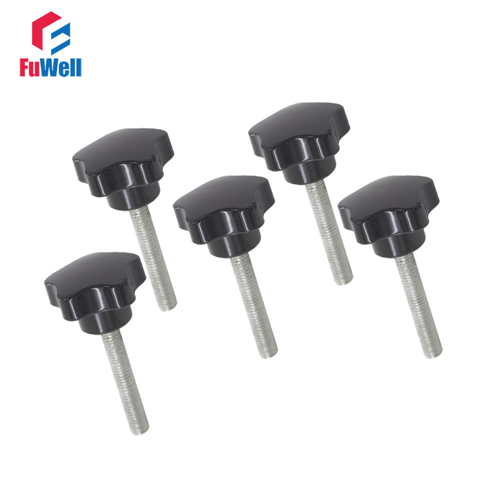 5Pcs M6 X 60Mm Draad Star Knop - Furniture Screw Type recensie en prijs