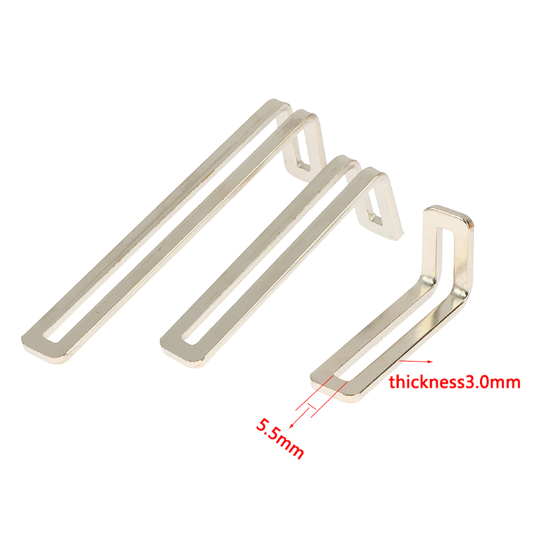 1 Stuk Vernikkelde Hoekbeugel  - Furniture Hardware Connectors recensie en prijs