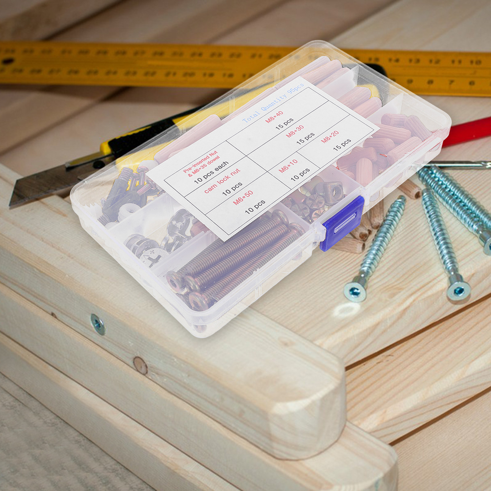 95-delige meubelbeslagset, sch - Furniture Hardware Kit recensie en prijs
