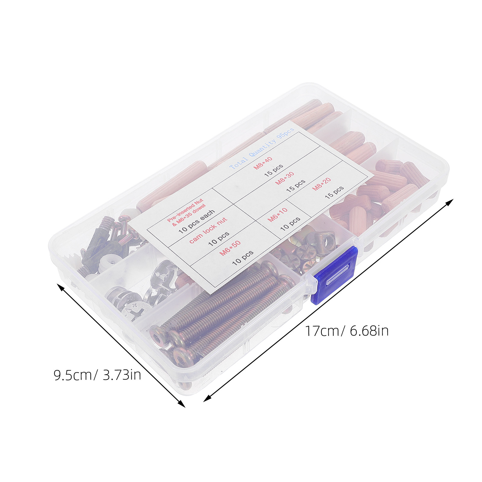 95-delige meubelbeslagset, sch - Furniture Hardware Kit recensie en prijs