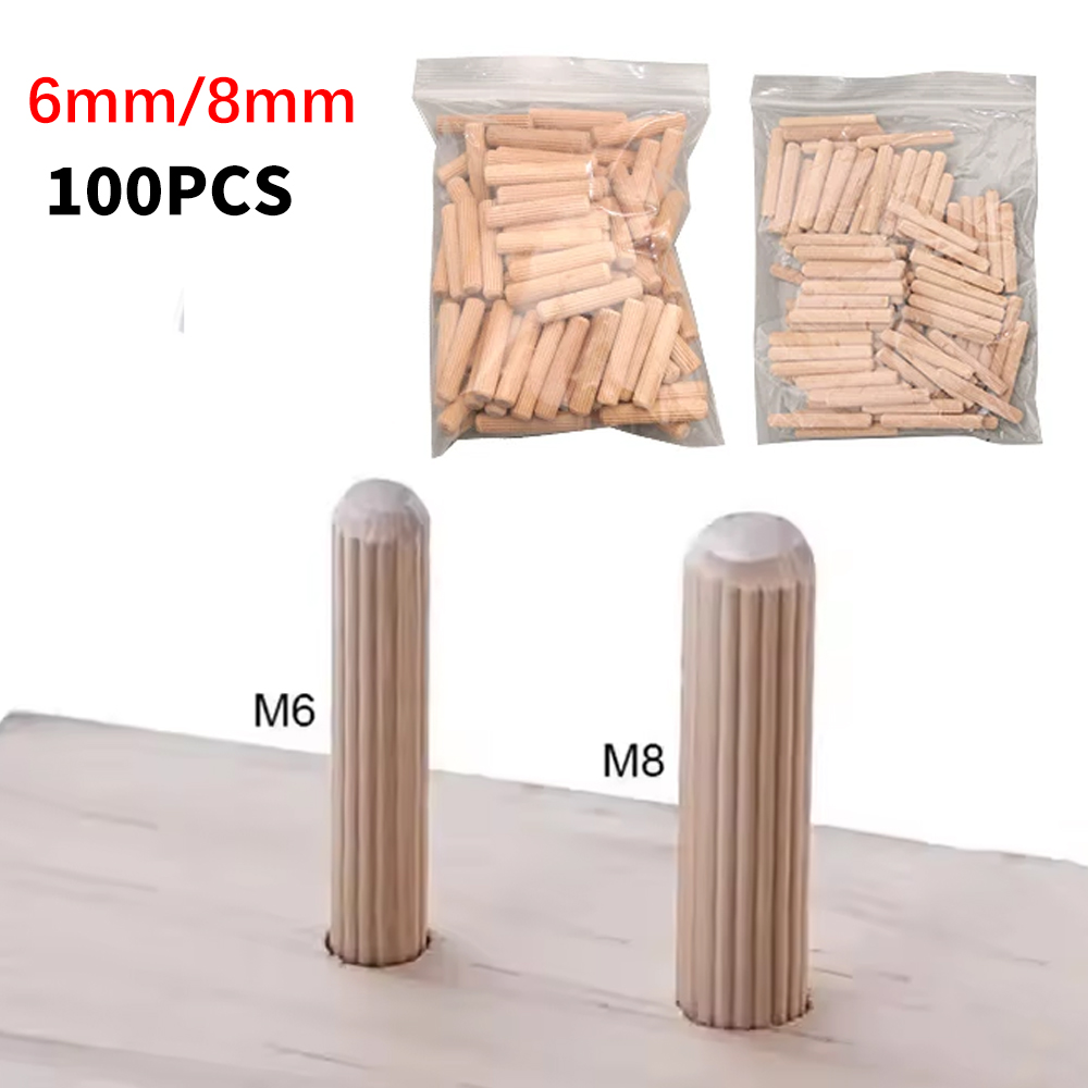 Houten Deuvelpennen 6/8mm Gegr - Furniture Joinery Hardware recensie en prijs
